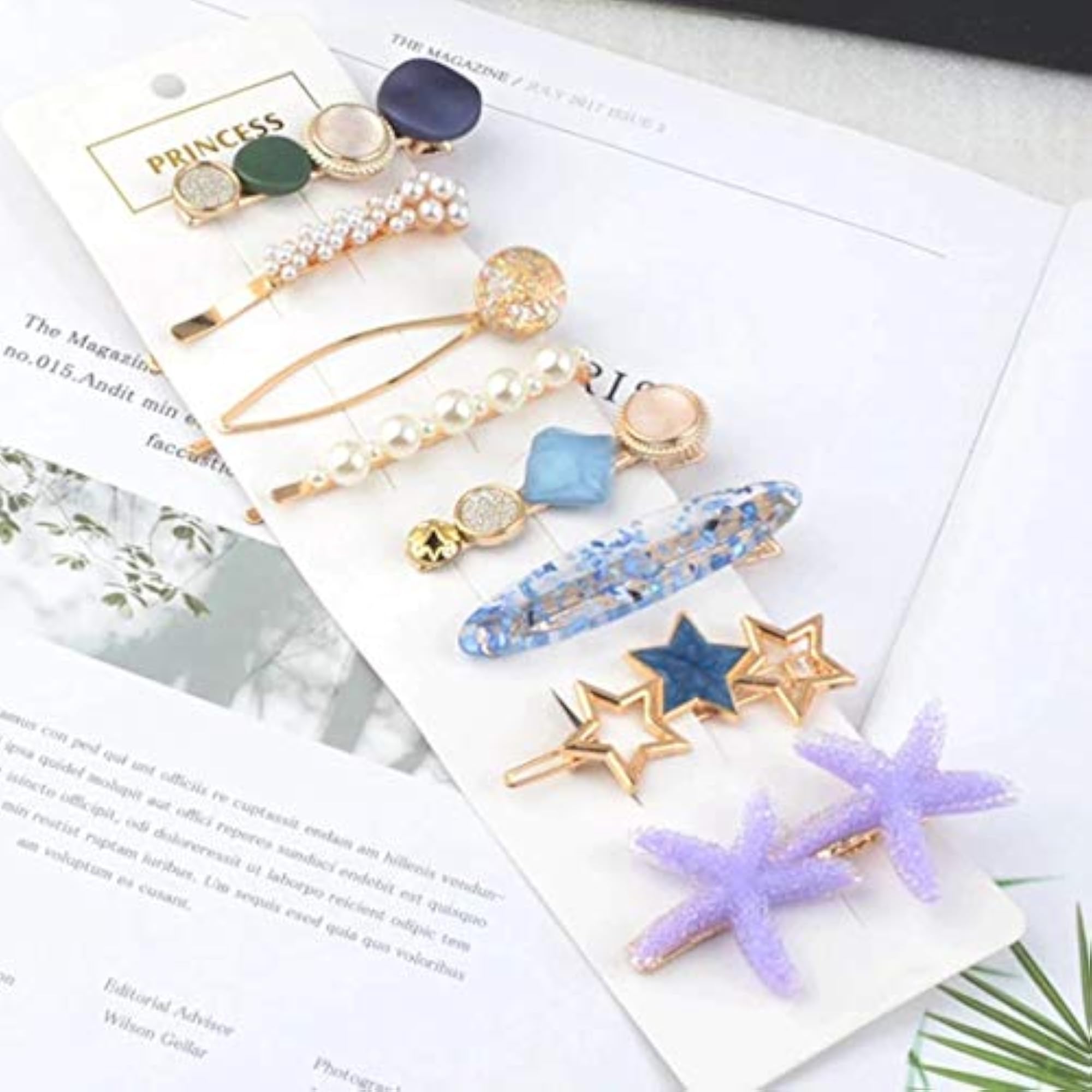 Women's Edition Pearl Hairclip, Elegant Accessory
